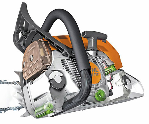 Benzin-Kettensäge Stihl MS 162, TEST