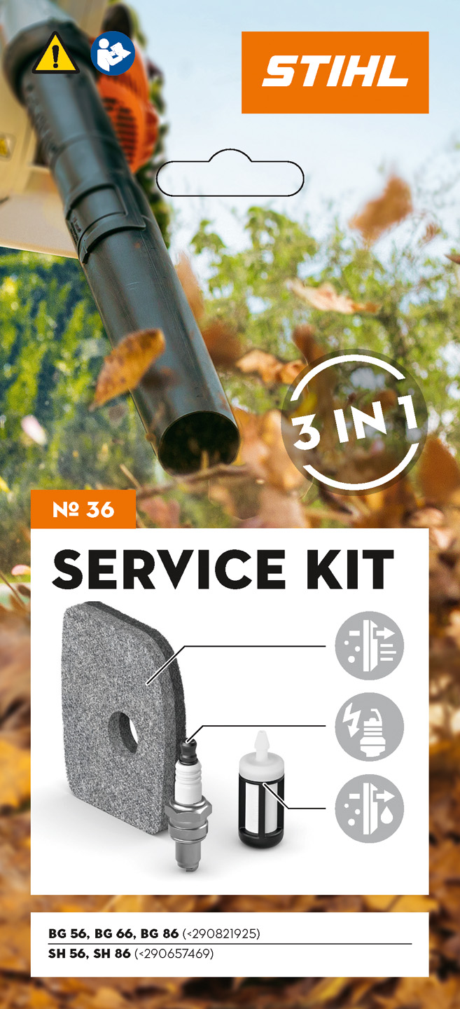 BG86 SH86 BG56 Stihl Servicio Kit Para SH56