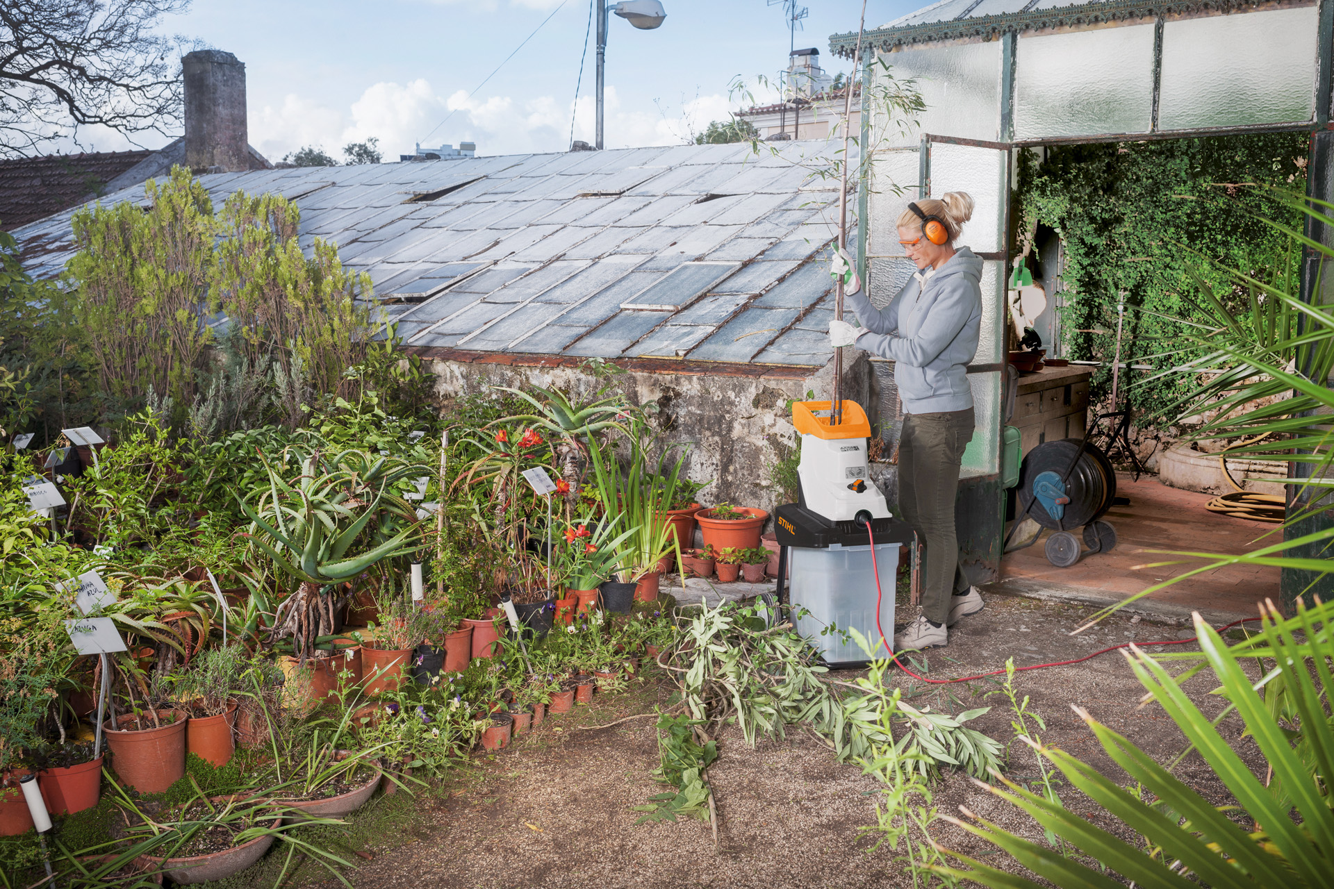 Elektro-Gartenhäcksler GHE 135 L