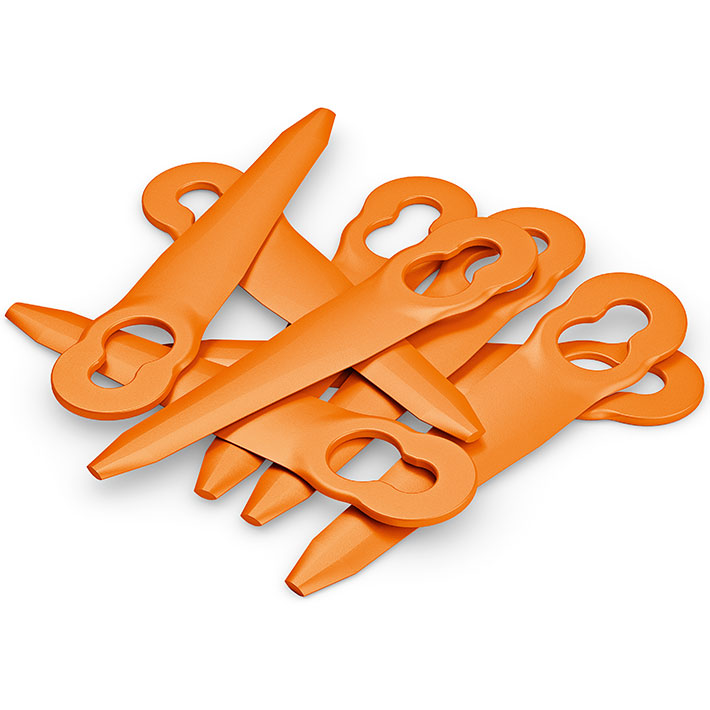 Für Stihl Klingen PolyCut 20-3 40-3 Kunststoffmesser 4111 007 1001 12 Stck.