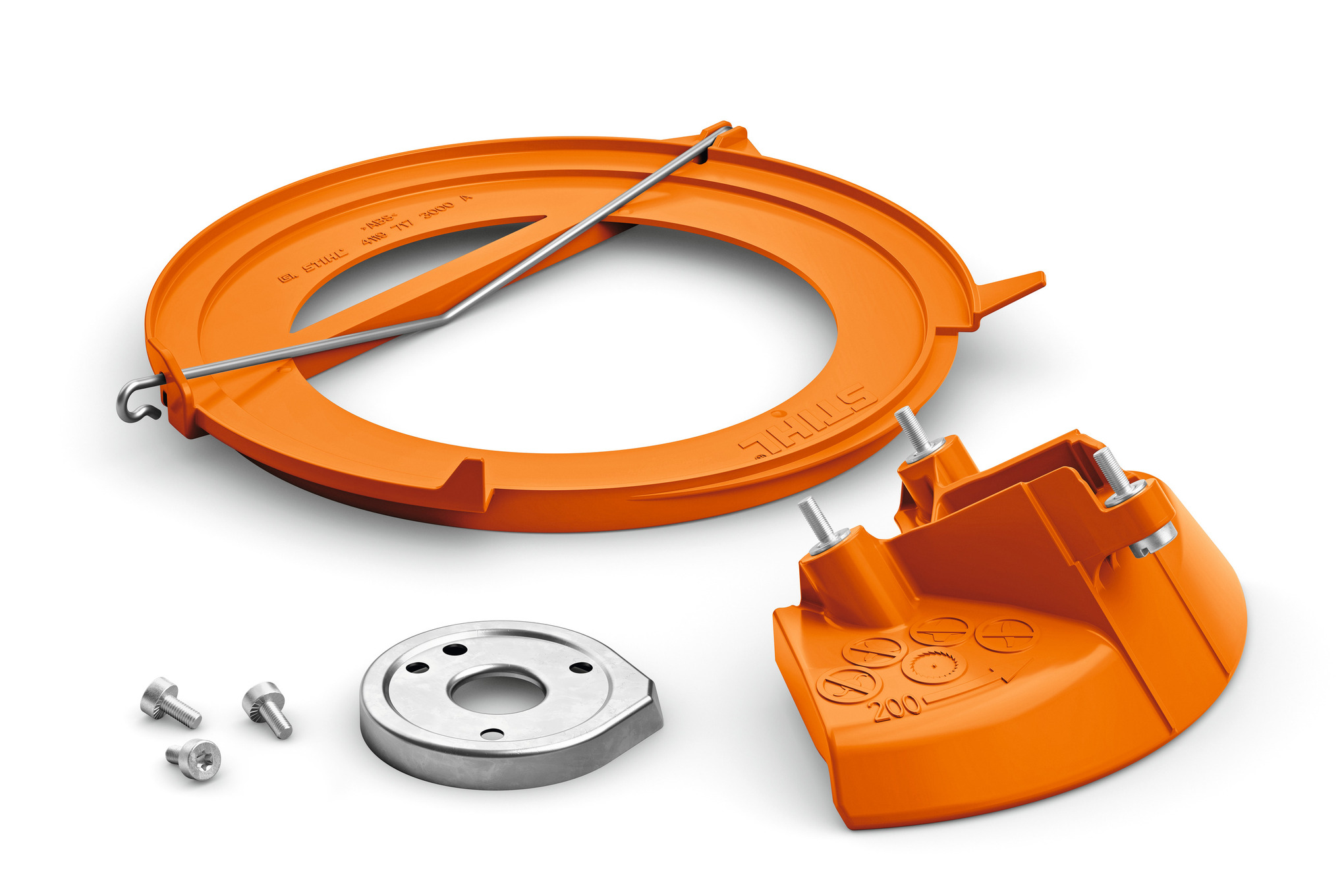 Satz Schutz für Kreissägeblätter inkl. Transportsch., Ø 225 mm für FS 260, 311, 360 , 410 , 460, 490