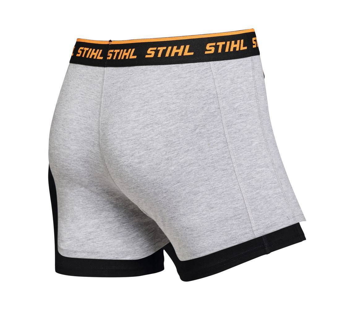 Boxershorts 2er-Set LOGO Schwarz / Grau kaufen | STIHL