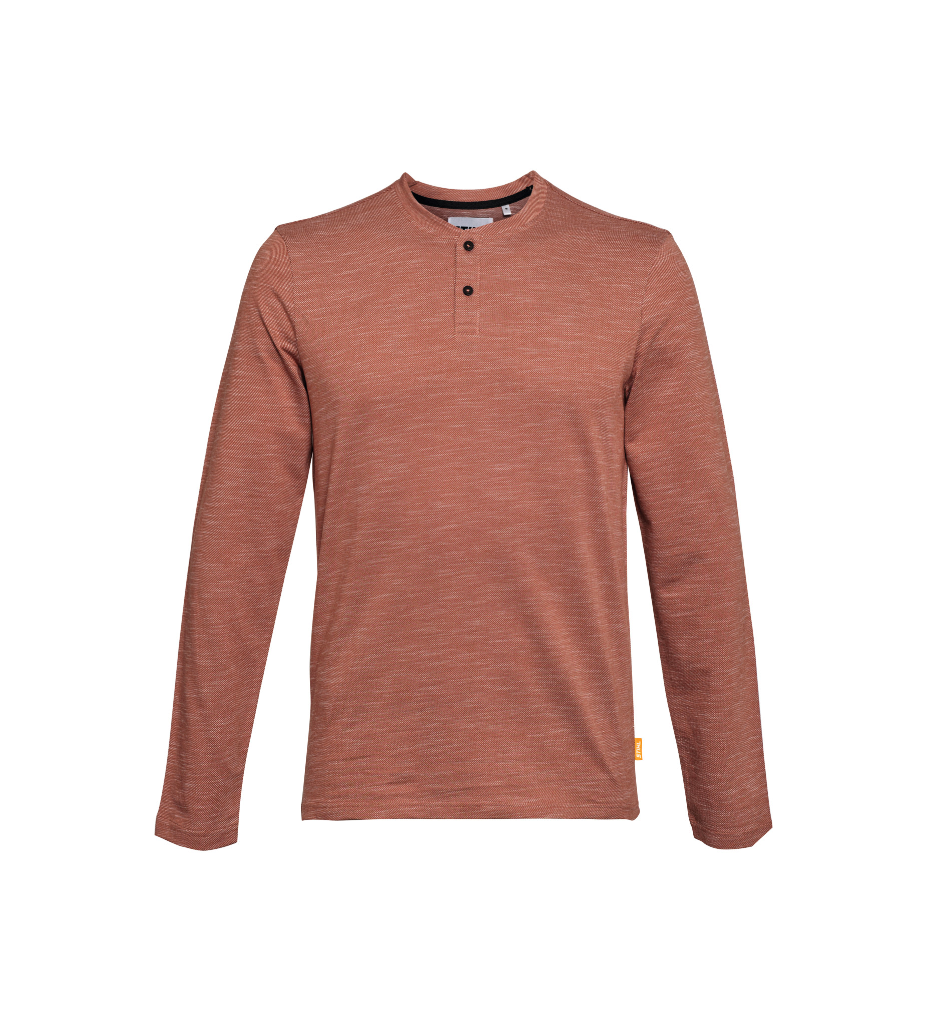 Langarmshirt HENLEY Orange