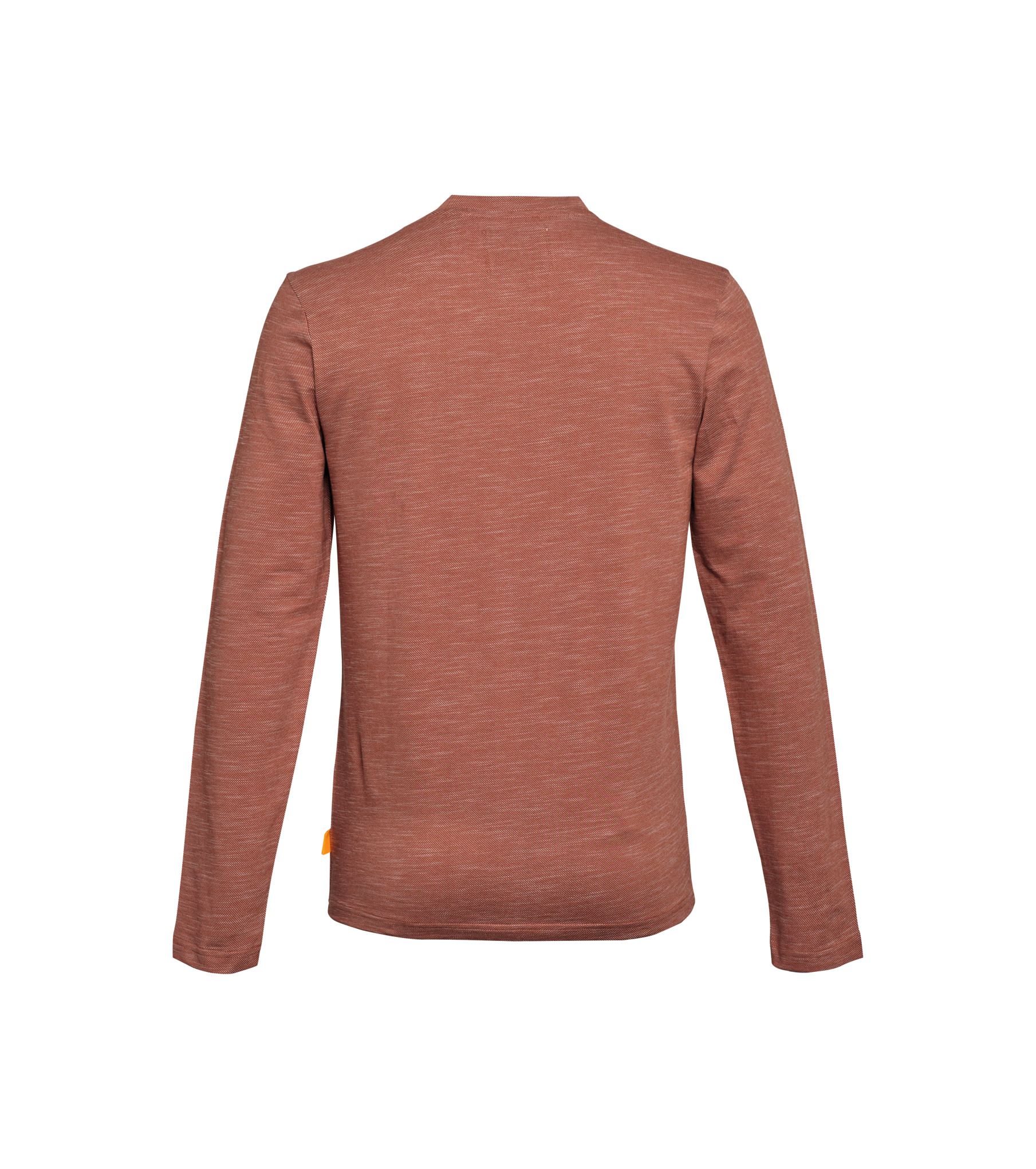 Langarmshirt HENLEY Orange