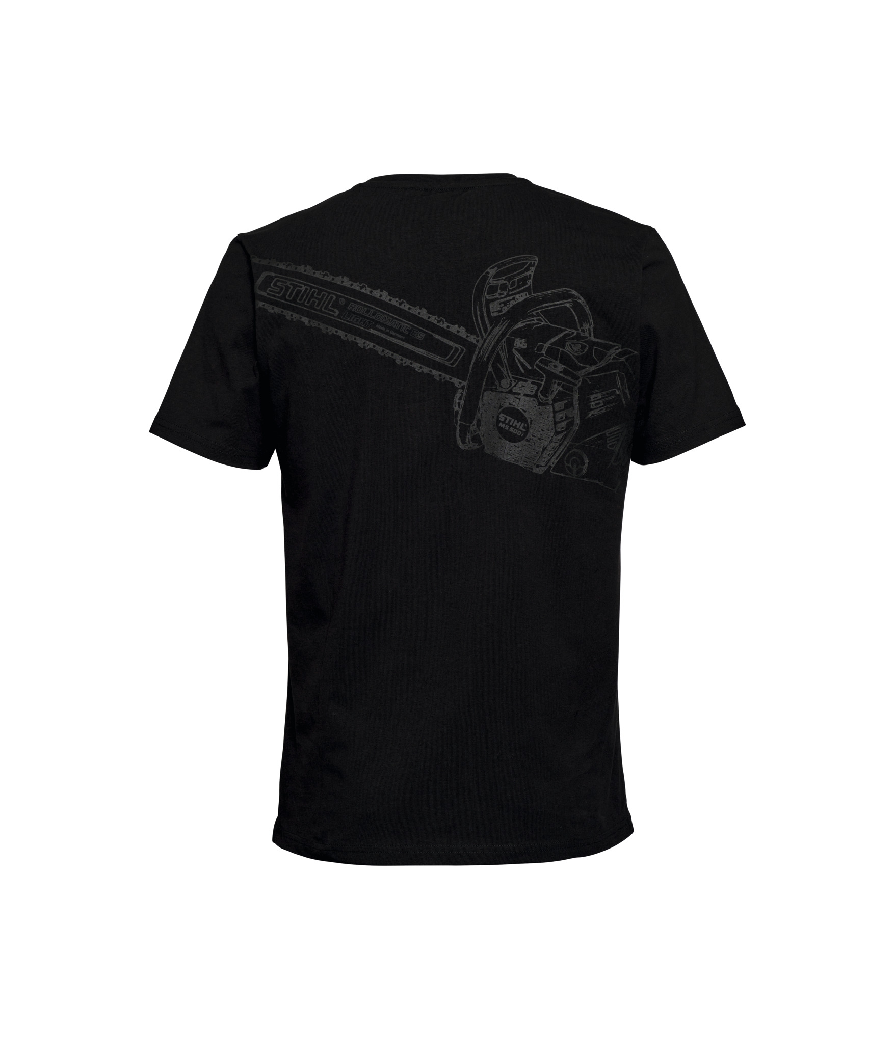T-Shirt MS 500i BACK Schwarz