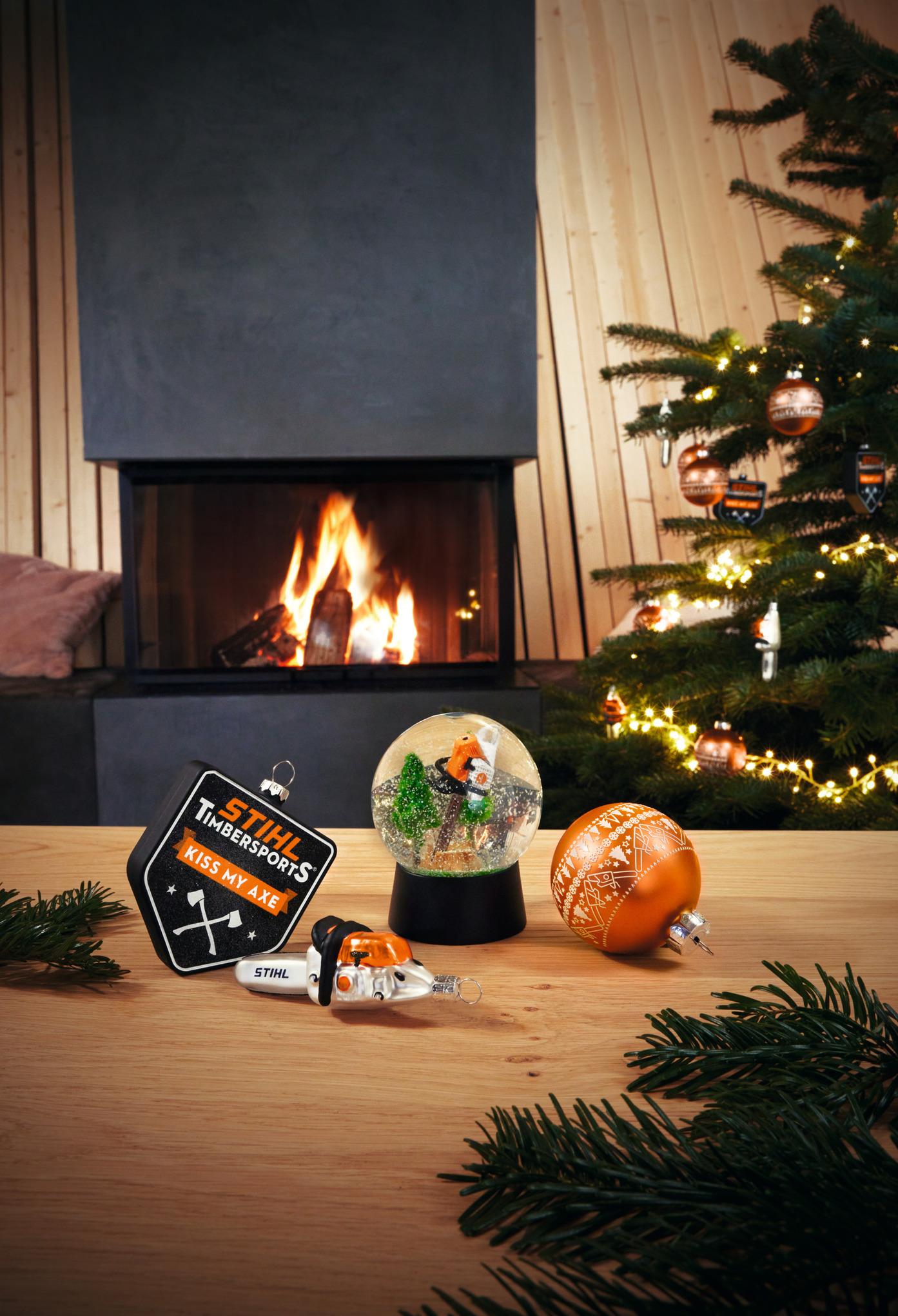 Weihnachtsbaumkugel 4er Set ICON