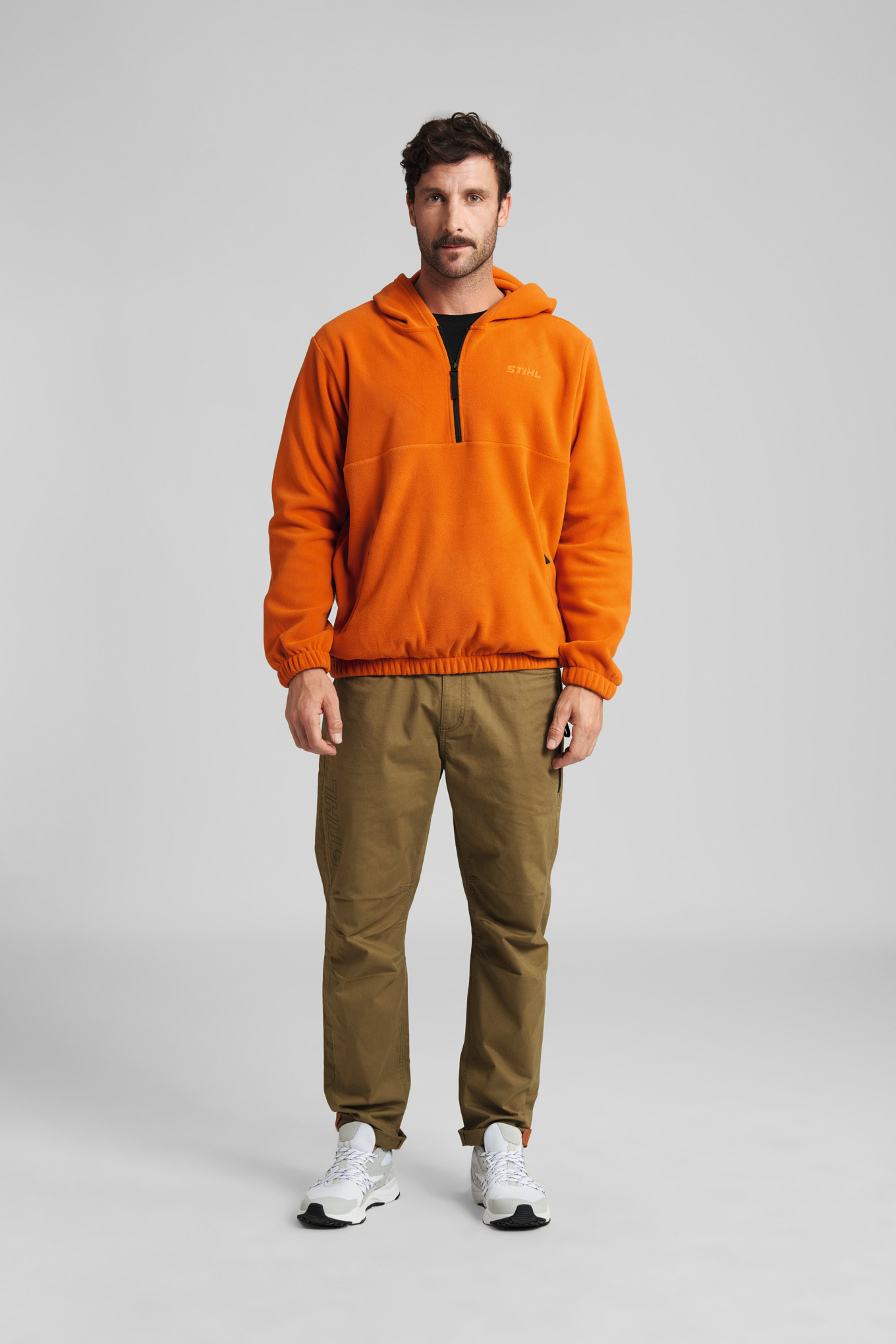 Hoodie FLEECE Orange