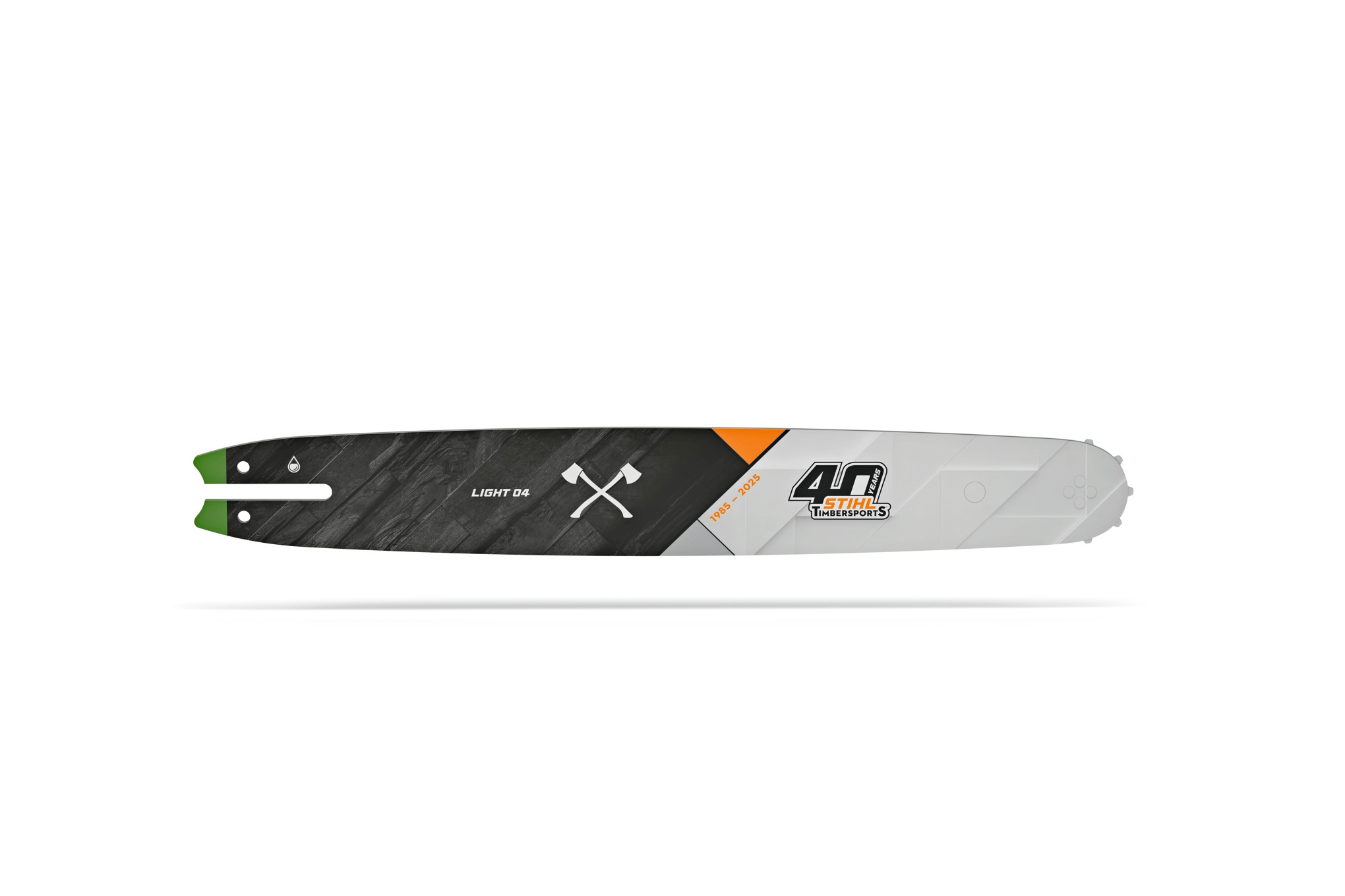 Light 04, 3/8", 1,1 mm, 40 Jahre STIHL TIMBERSPORTS®, Jubiläumsdesign, Schienenanschluss 3005