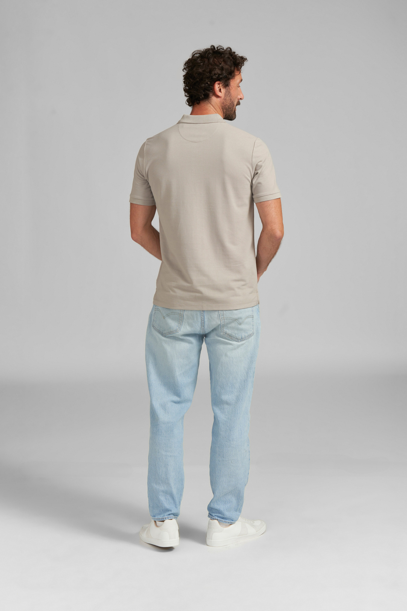 Poloshirt BASIC GREY