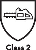 SCHNITTSCHUTZKLASSE 2 FÜR MOTORSÄGEN