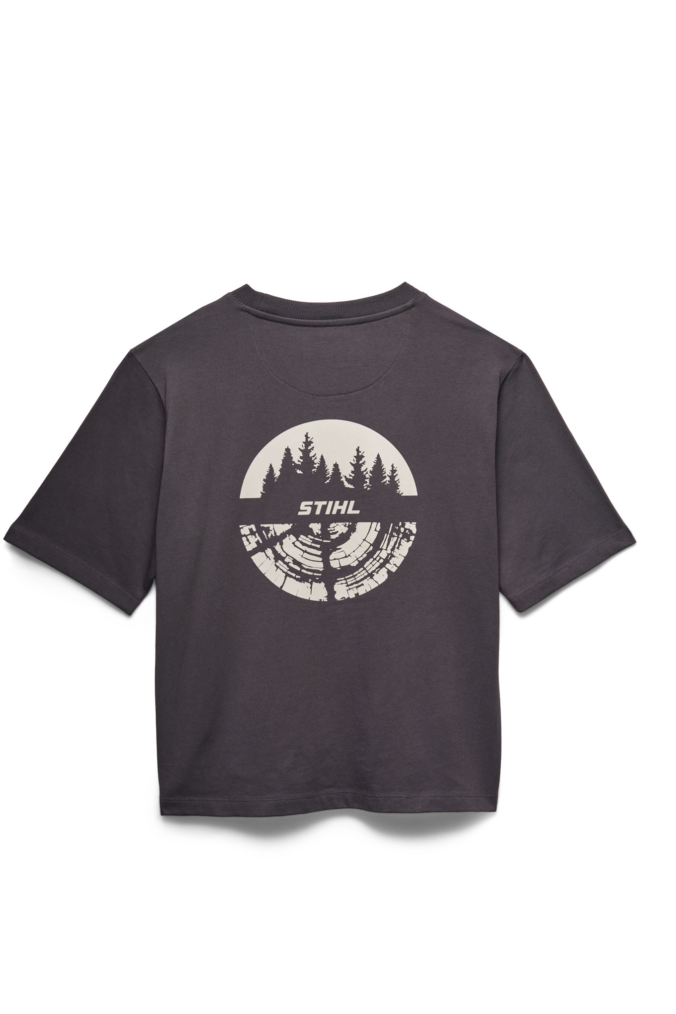 T-Shirt Damen TREE CIRCLE Grau