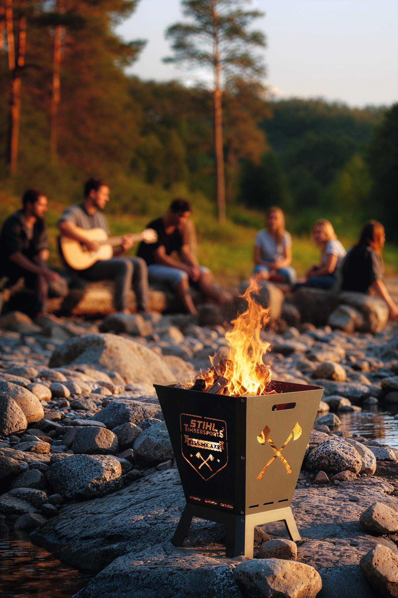 Feuerkorb mit Grill TIMBERSPORTS®