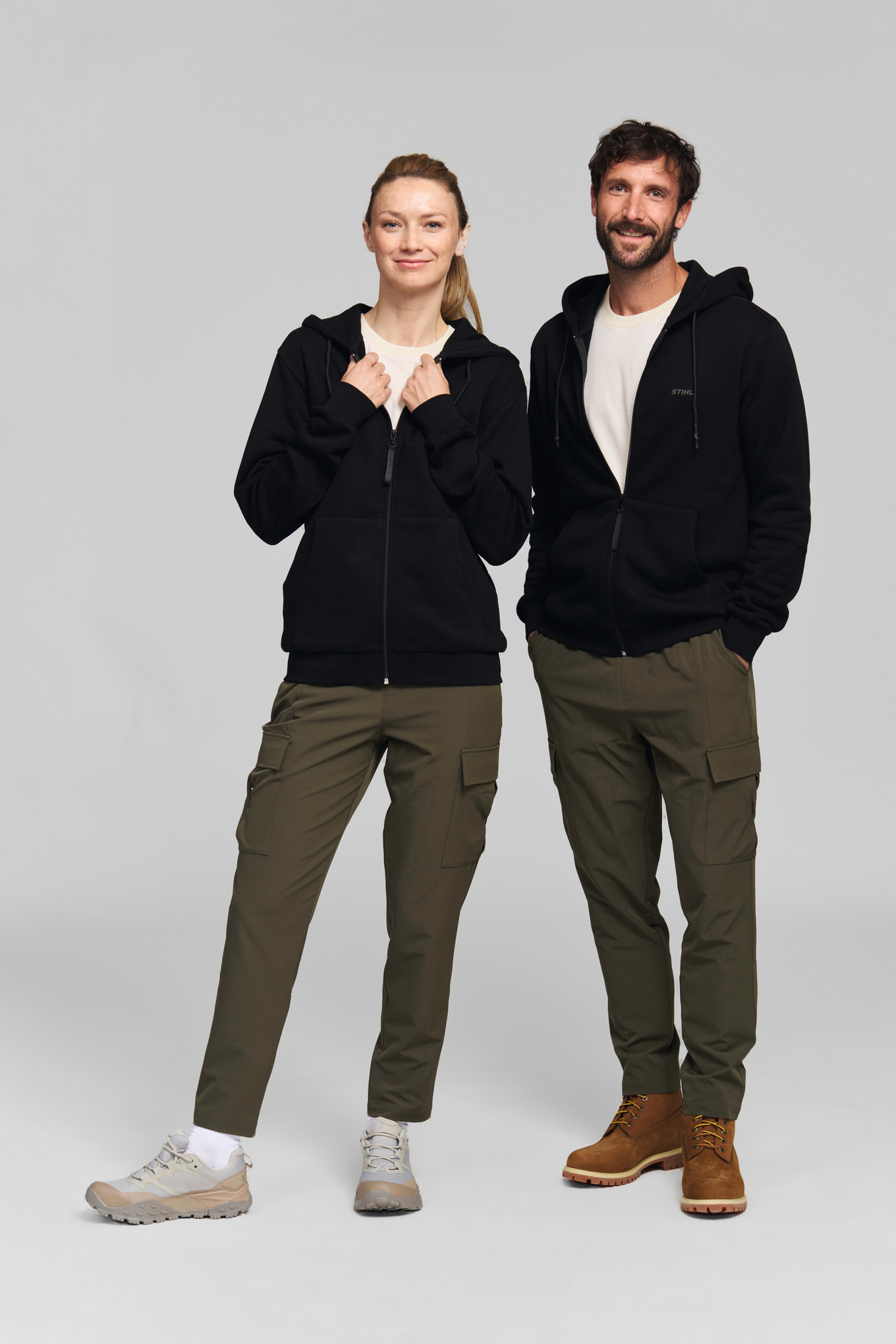 Hoodiejacke STIHL 100 REFLECTIVE Schwarz