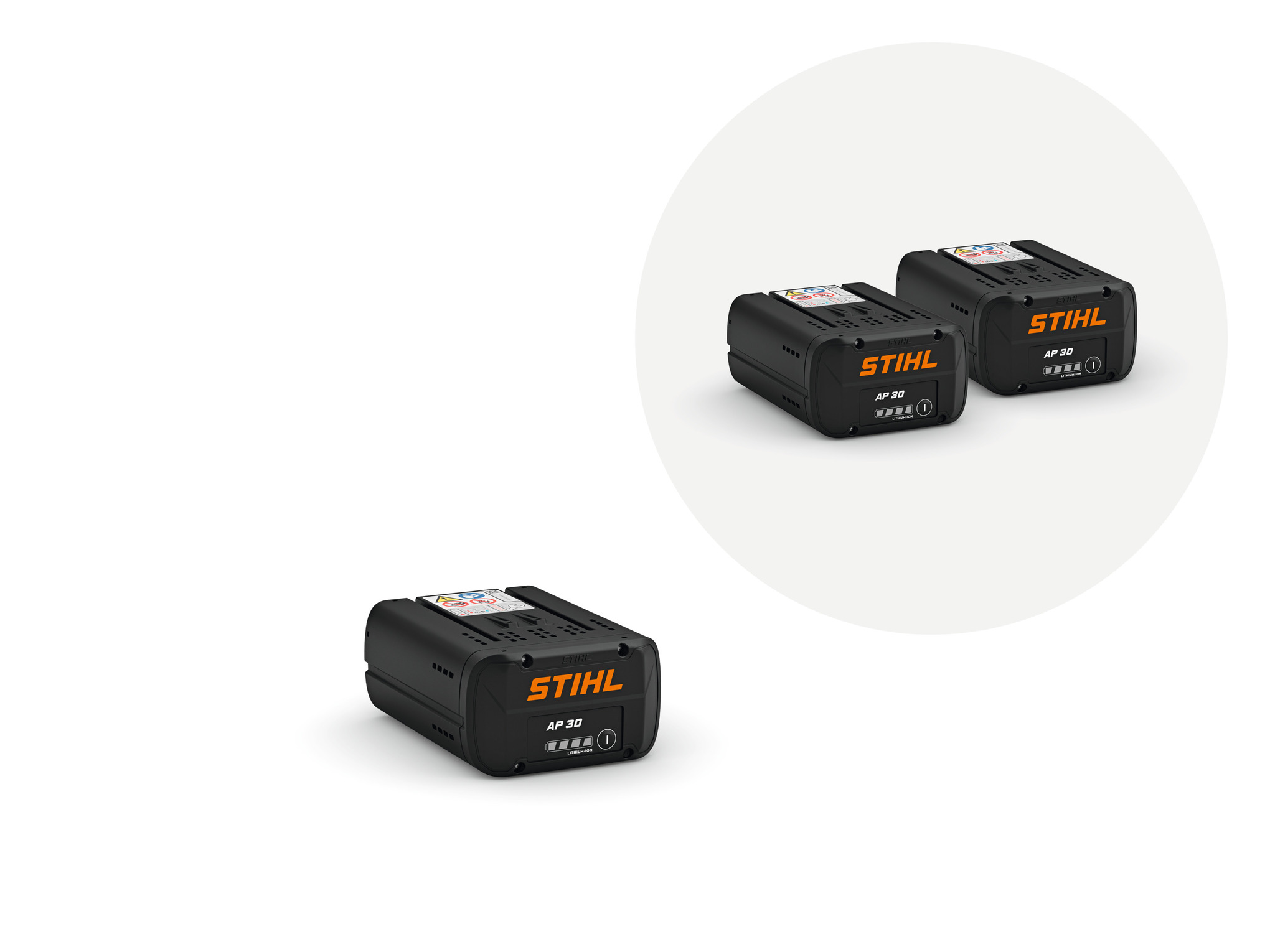 Set mit 3x Akku AP 30