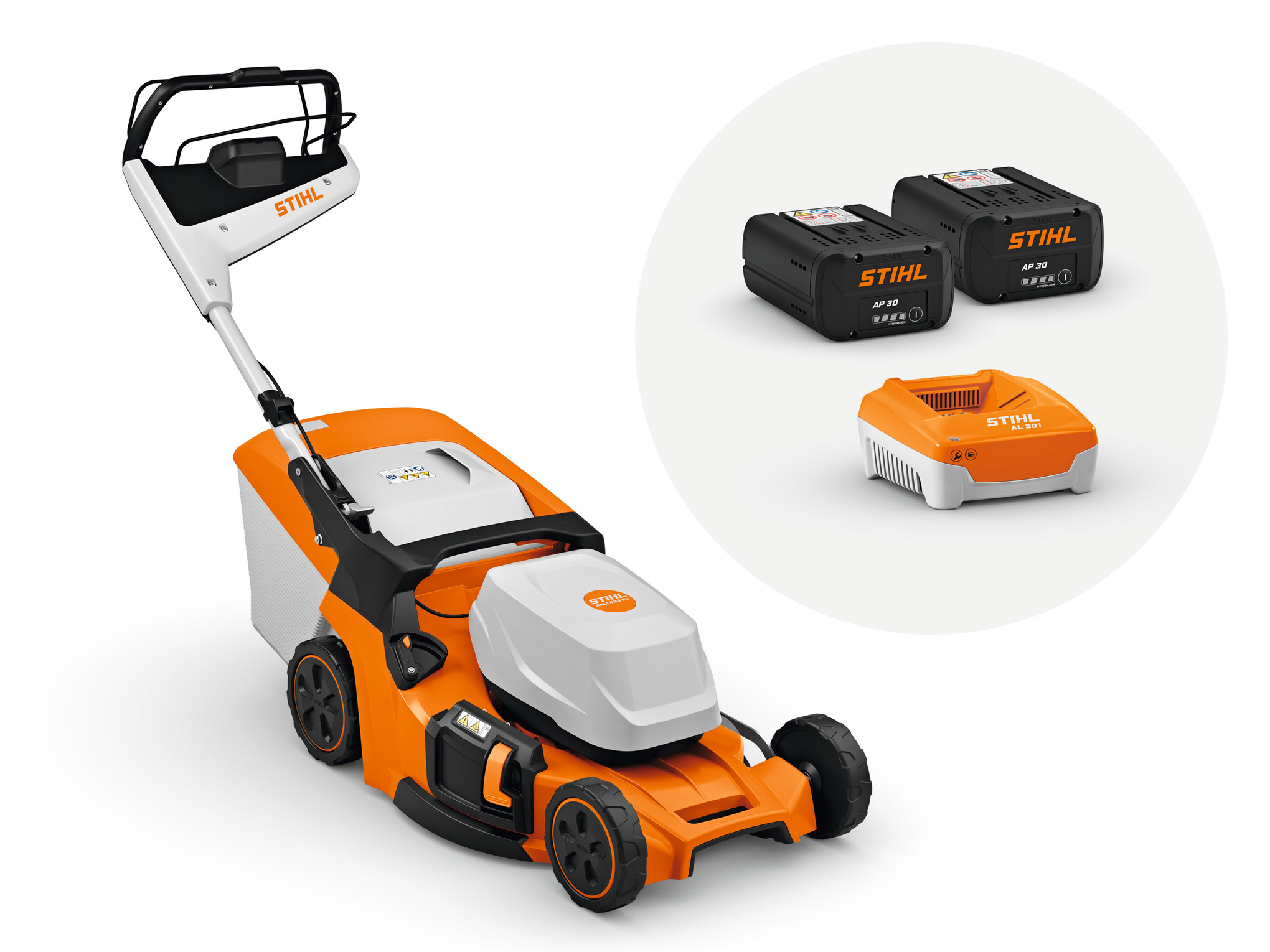 RMA 453 PV mit 2x Akku AP 30 und Ladegerät AL 301