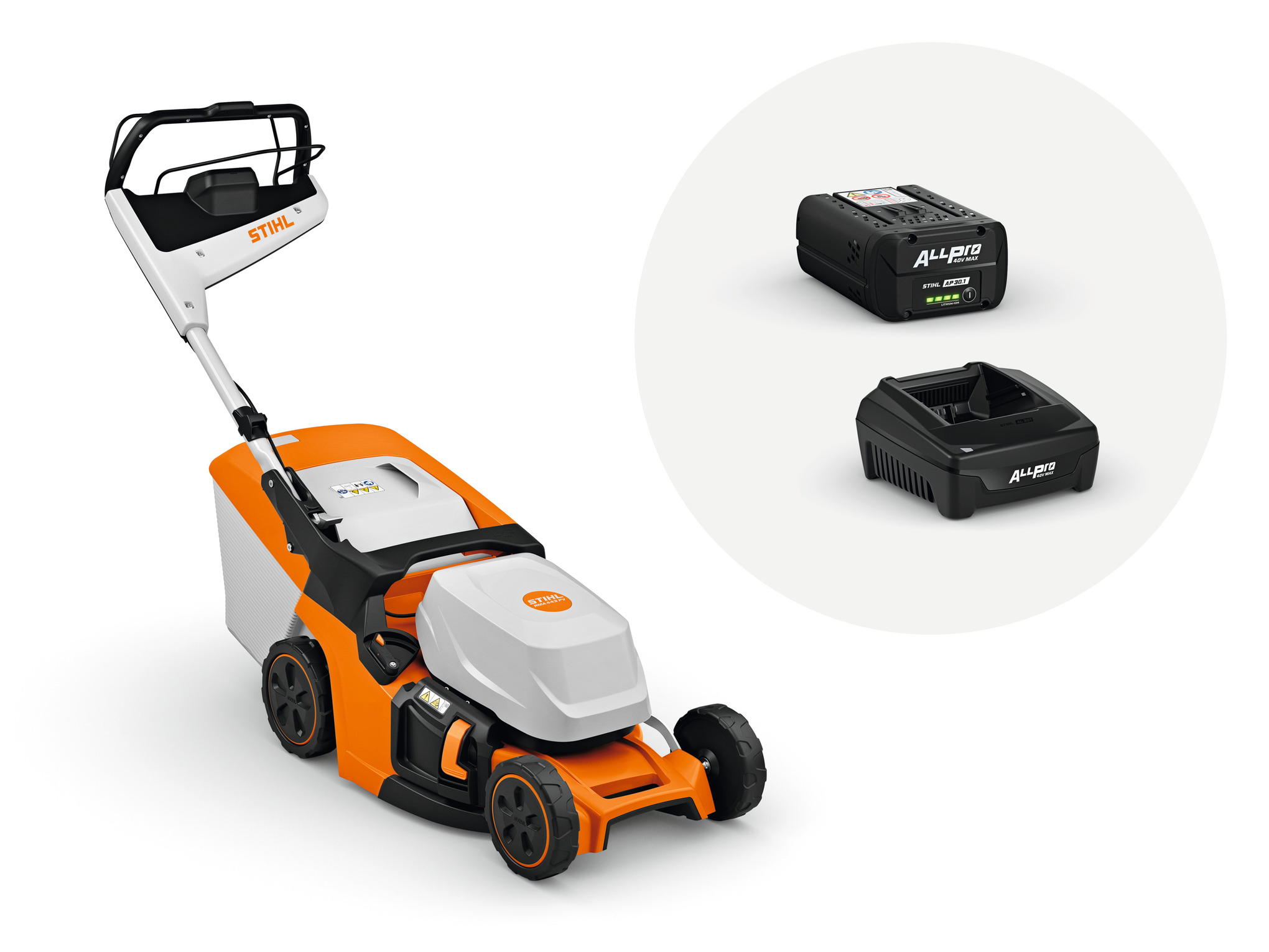 RMA 443 PV mit Akku AP 30.1 und Ladegerät AL 301.1
