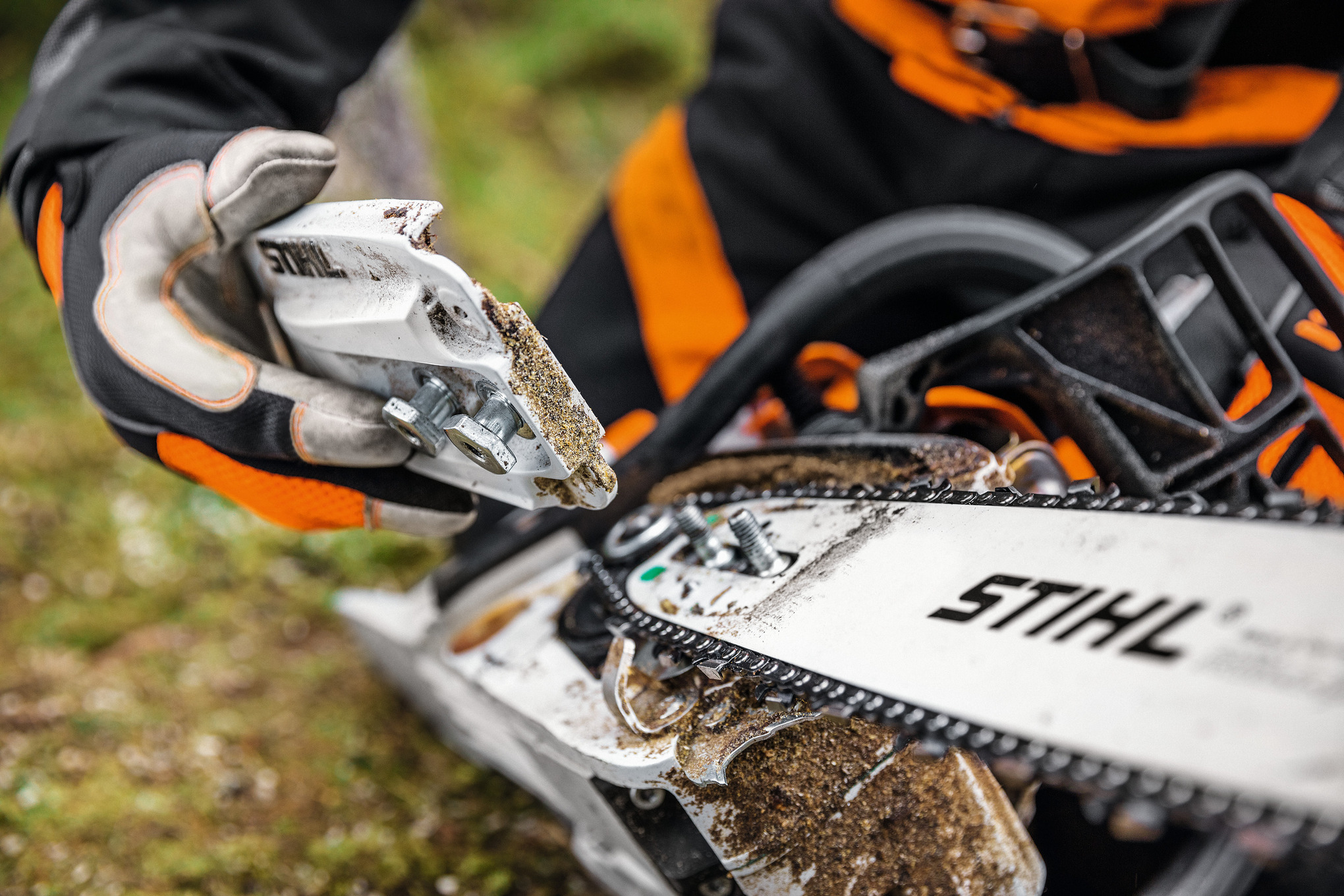 Stihl Motorsäge MS500i mit 50cm Schwert - Benzin, Gemisch 