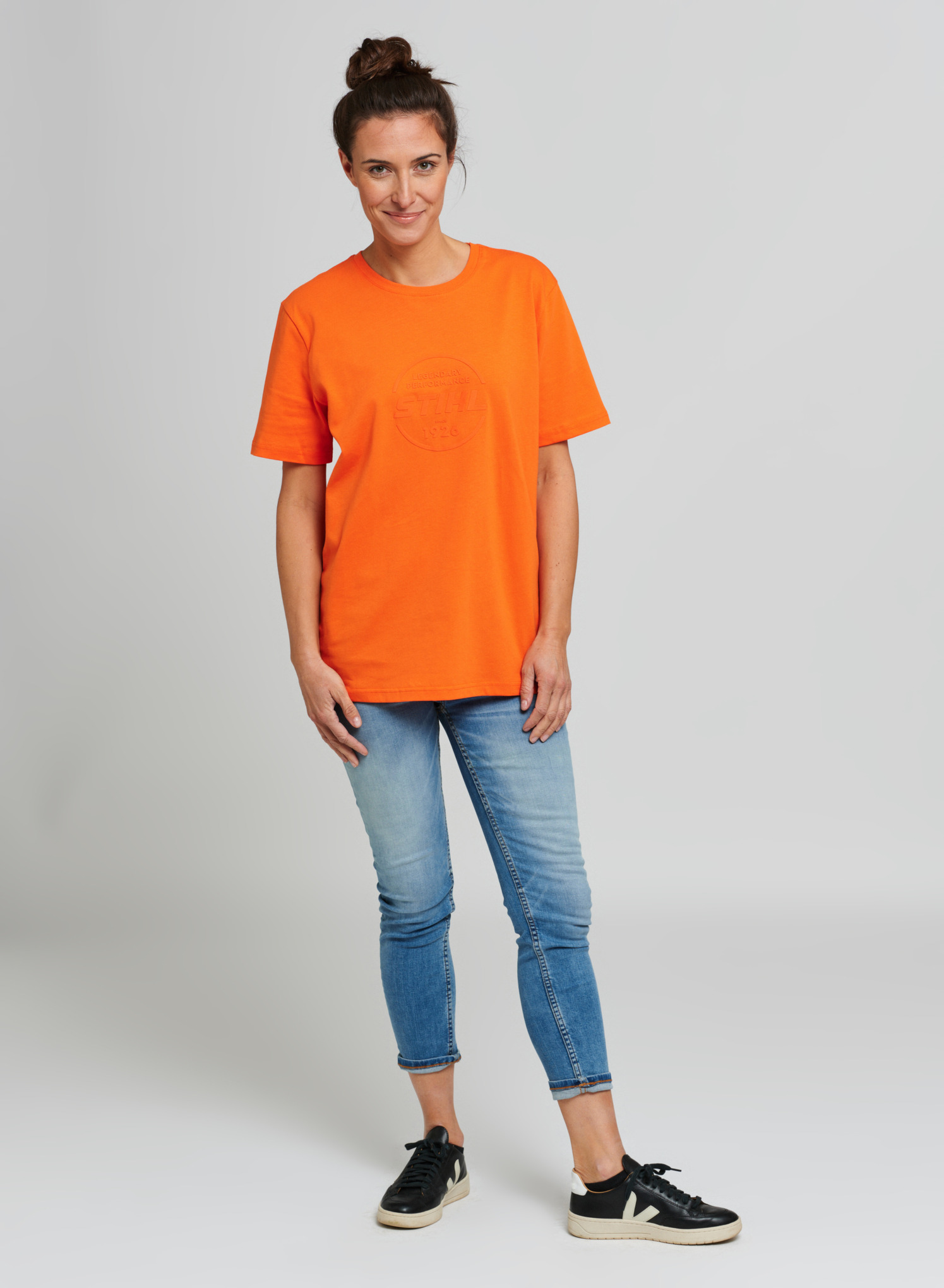 T-Shirt LOGO-CIRCLE orange