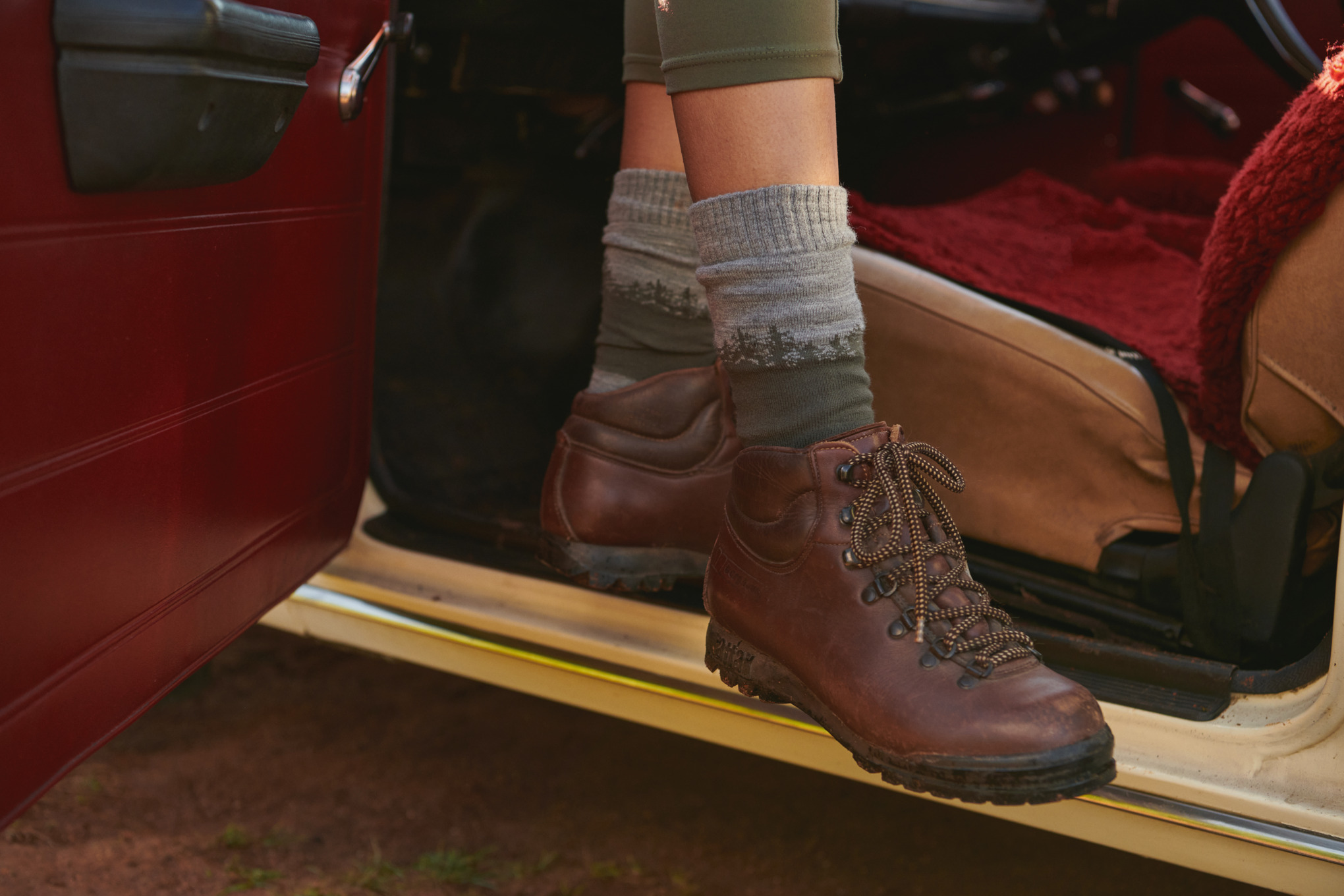 Socken FIR Grün