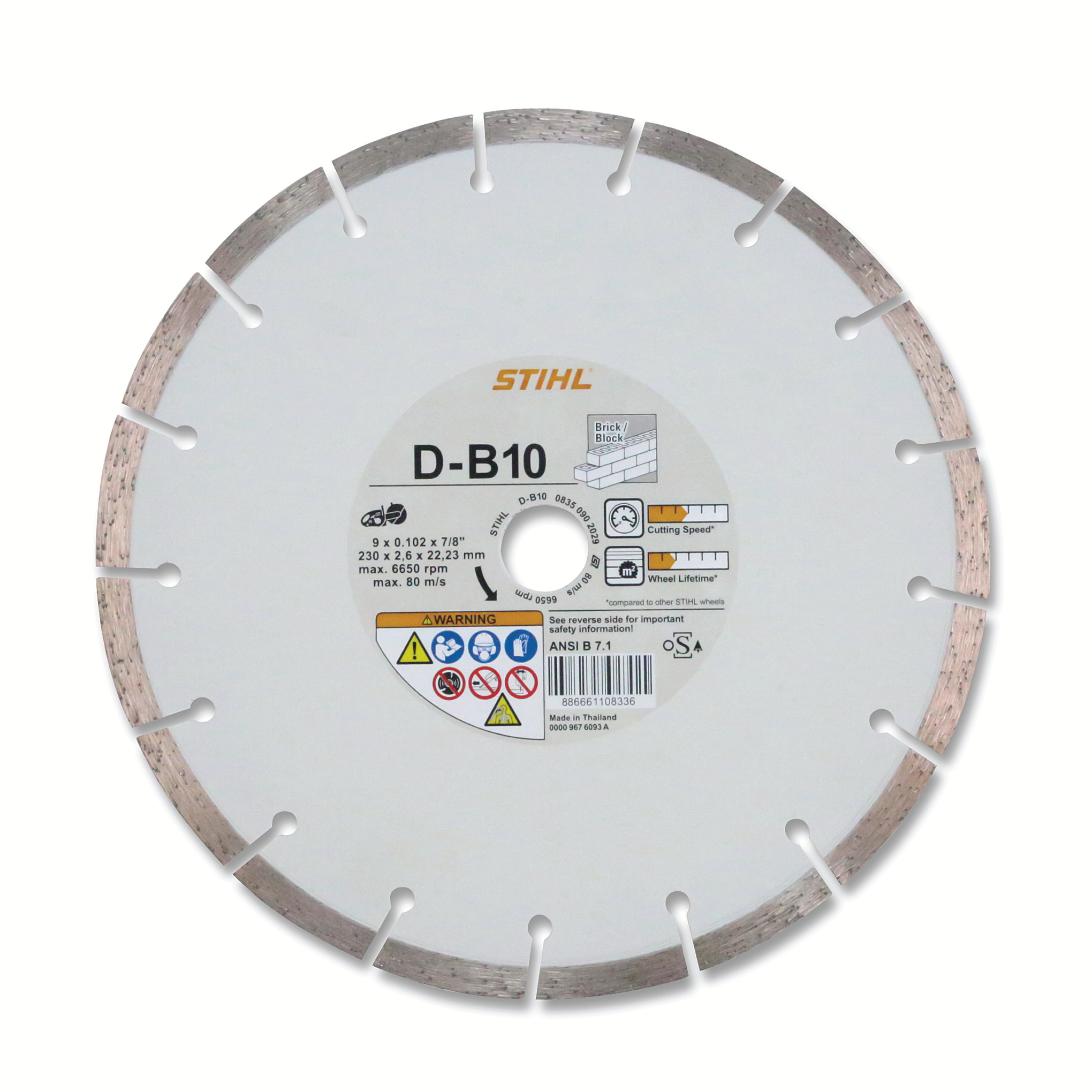 Diamant-Trennscheibe, Beton (B)