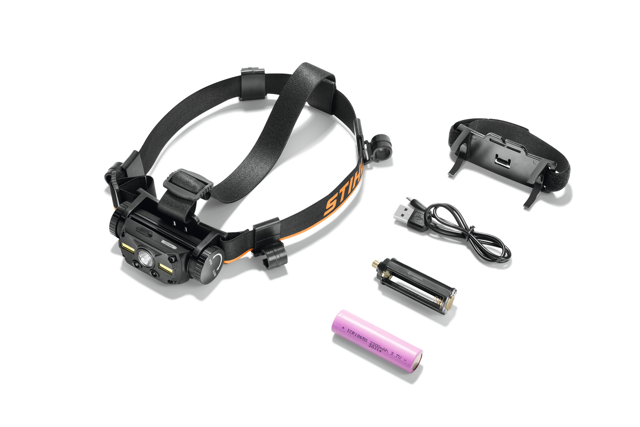 Stirnlampe inklusive Helmhalterung STIHL