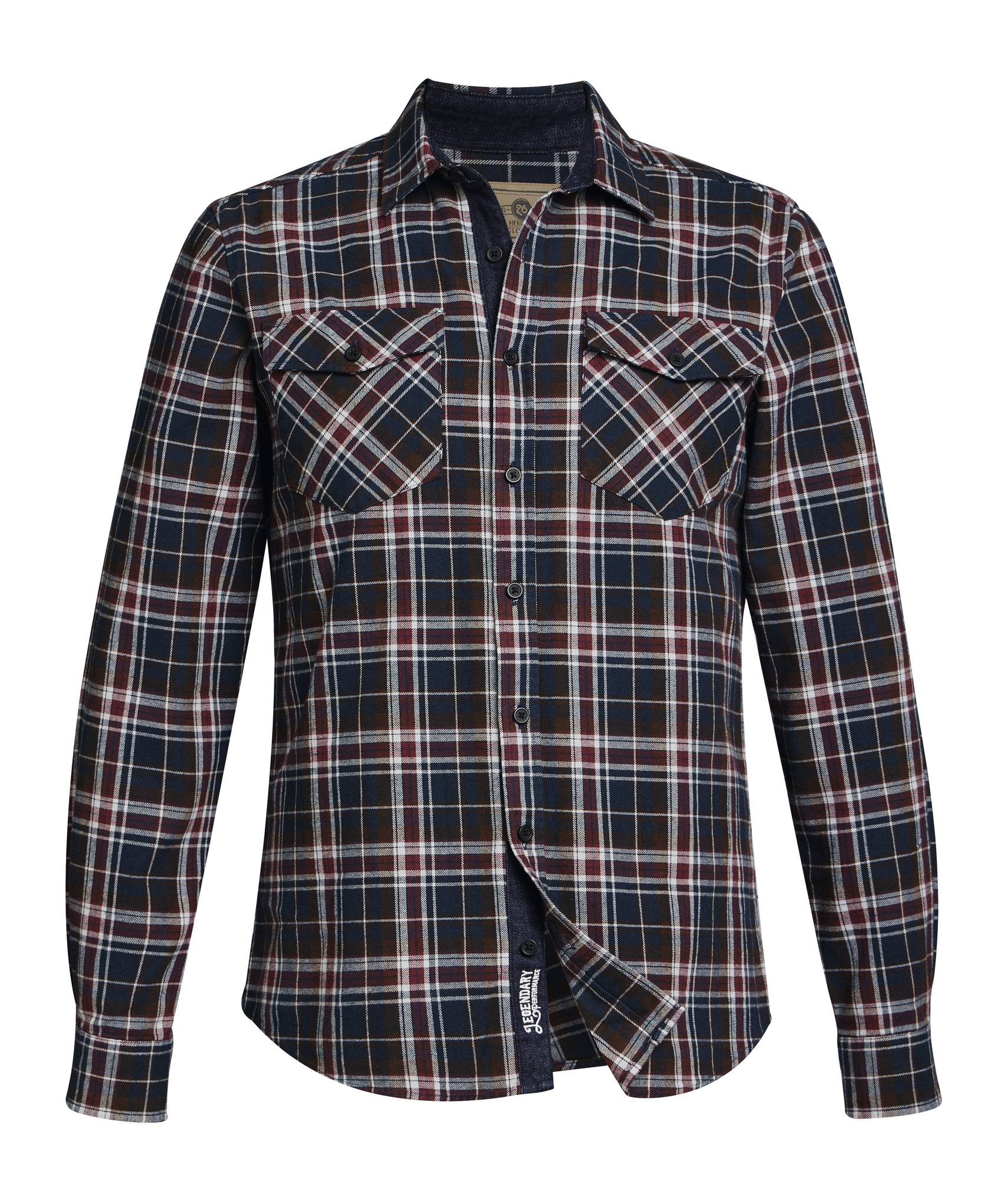 Hemd PLAID FLANNEL Blau / Rot