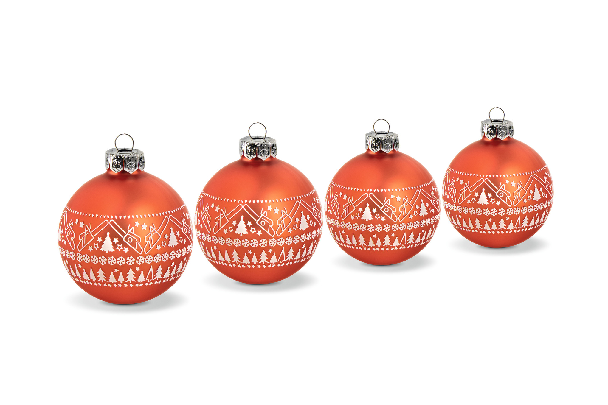 Weihnachtsbaumkugel 4er Set ICON