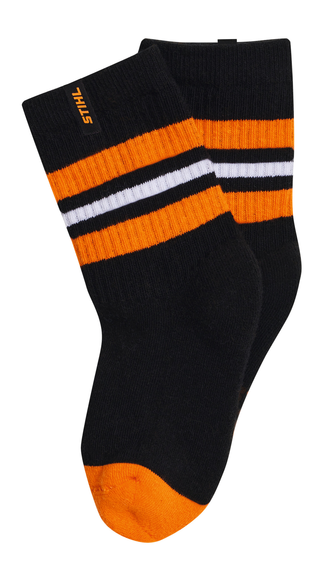 Kindersocken 3er Set STRIPES Schwarz / Weiß/ Grau