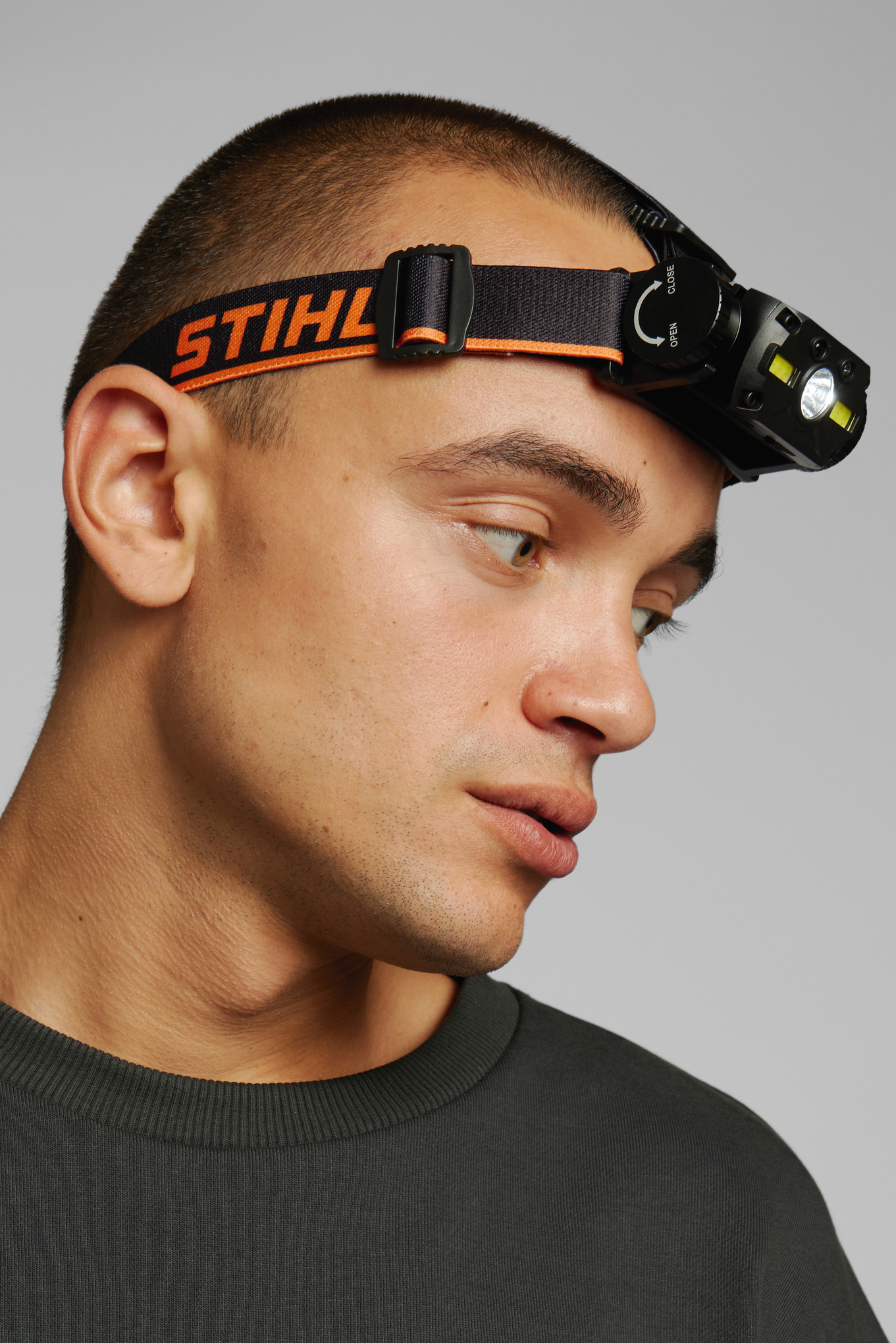 Stirnlampe inklusive Helmhalterung STIHL