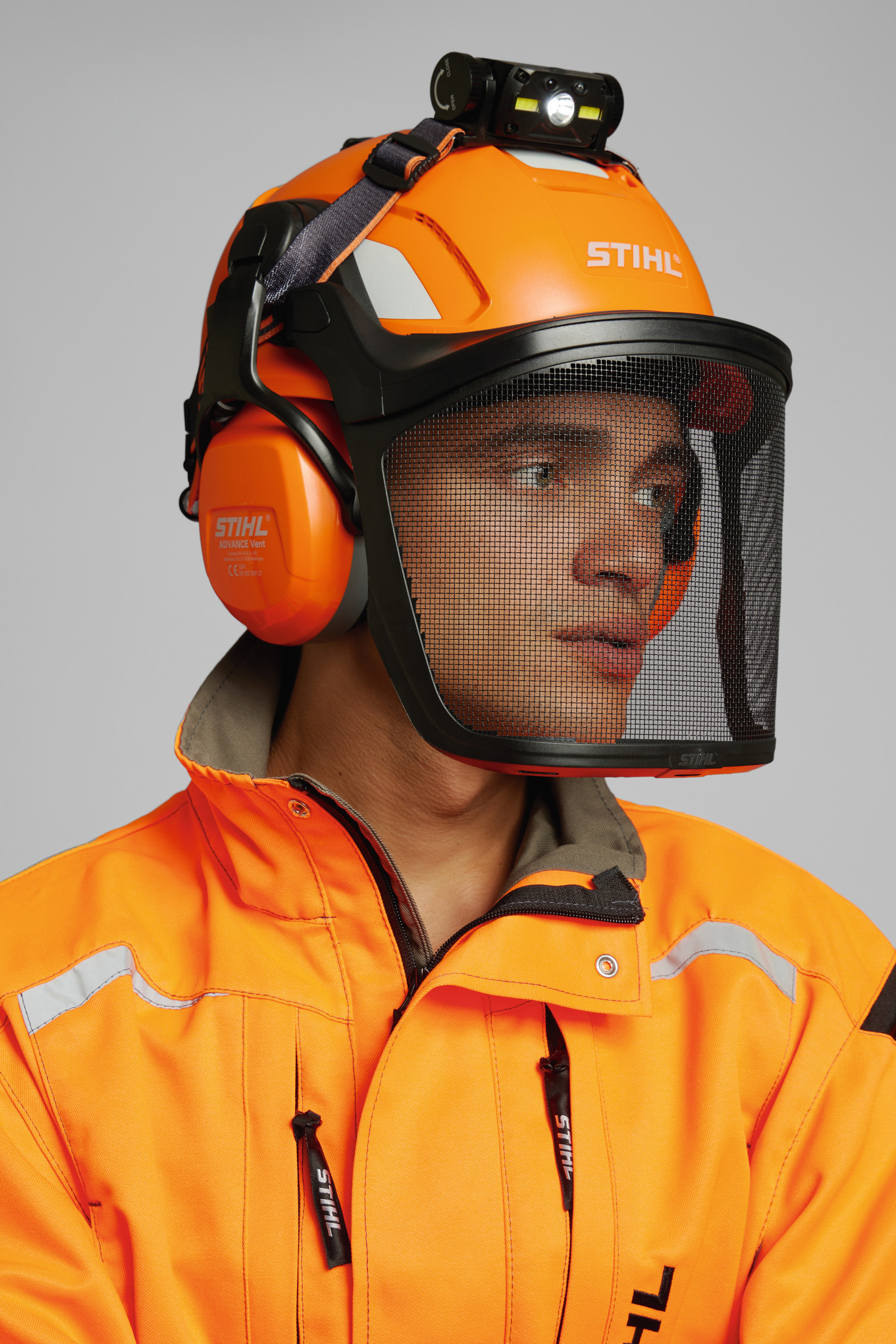 Stirnlampe inklusive Helmhalterung STIHL