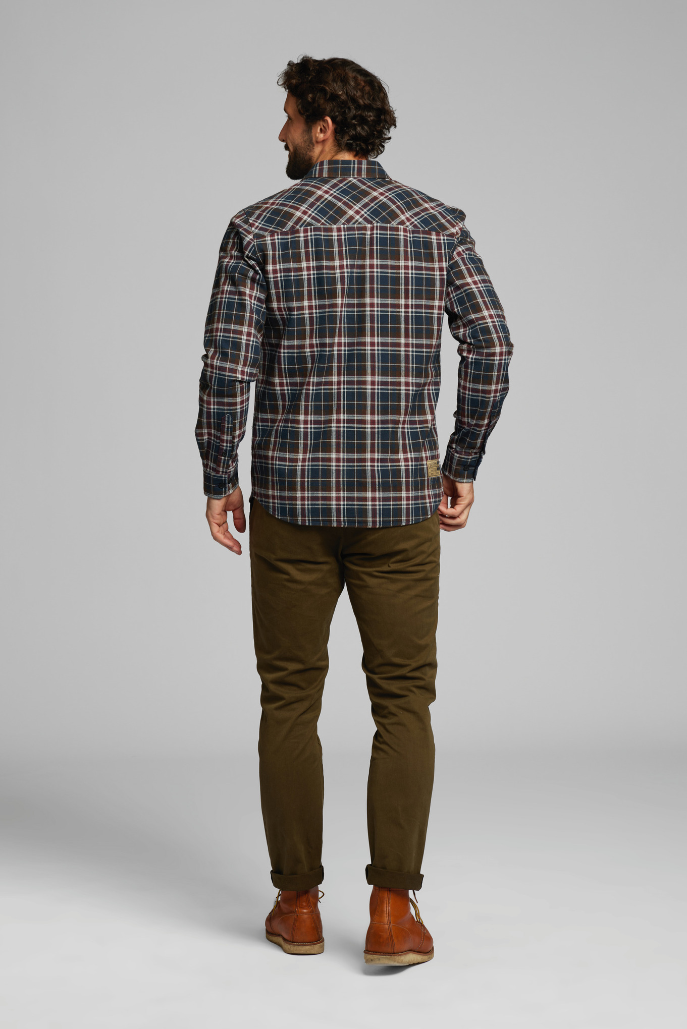 Hemd PLAID FLANNEL Blau / Rot