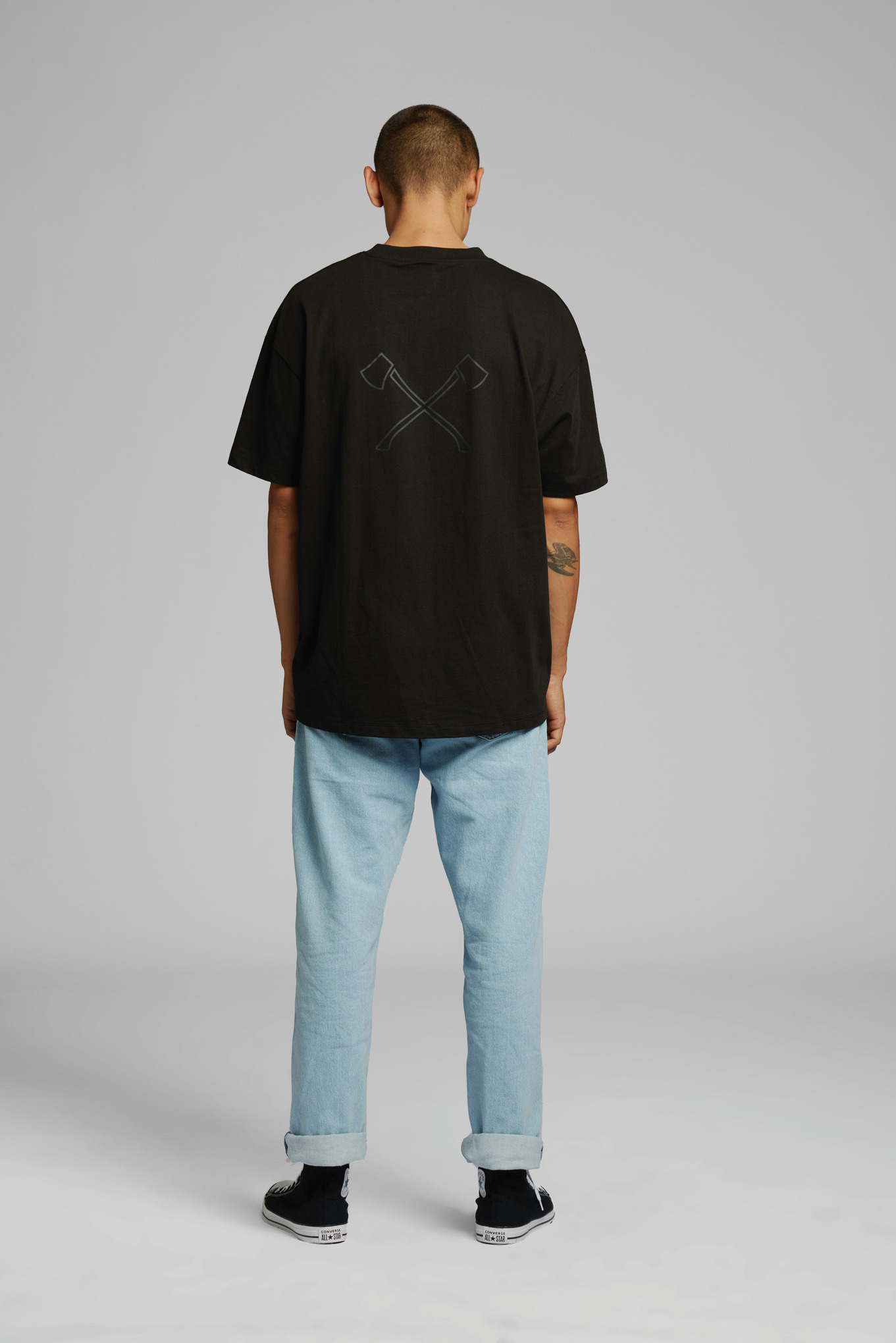 T-Shirt AXE OVERSIZED Schwarz