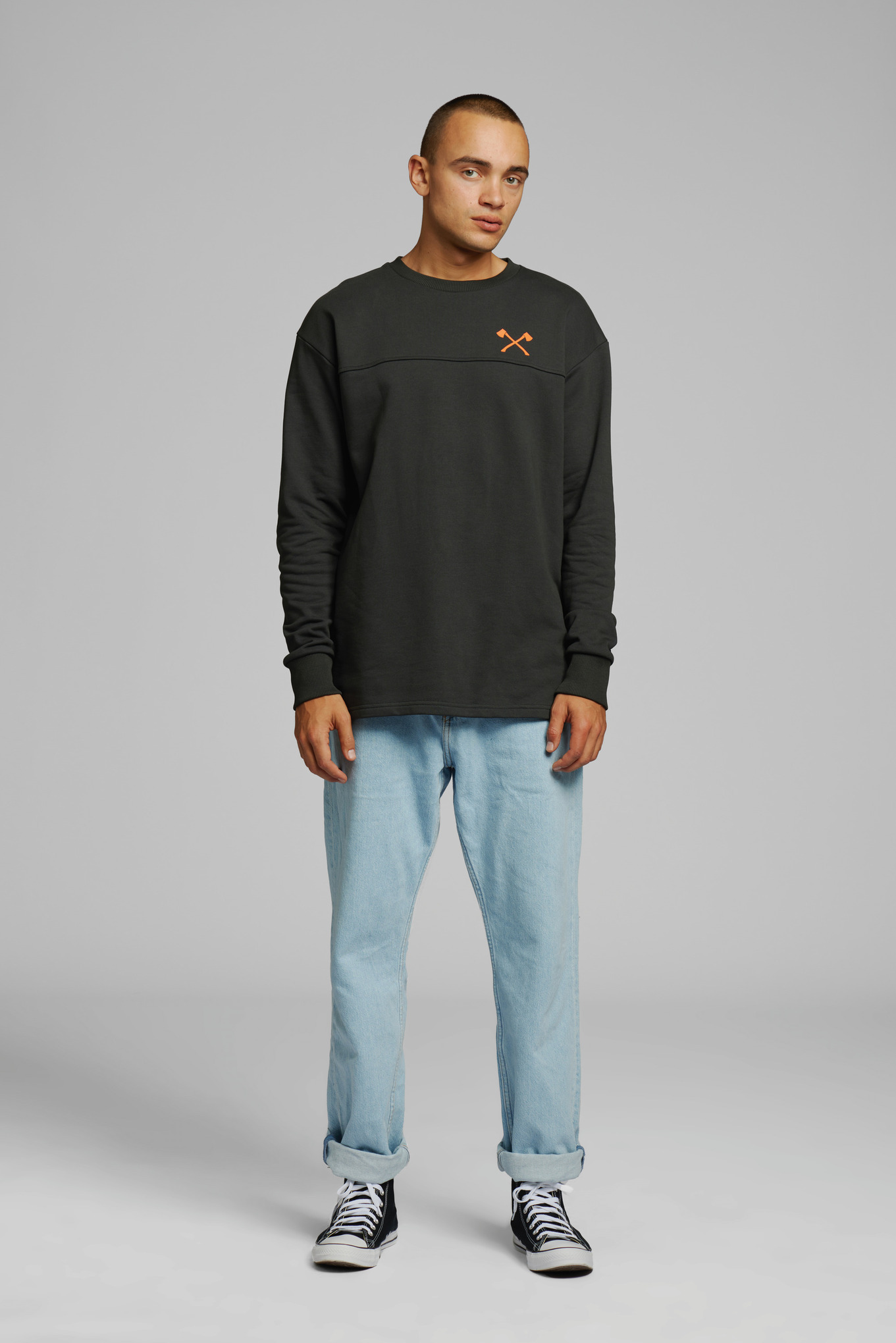 Sweatshirt SMALL AXE Grau