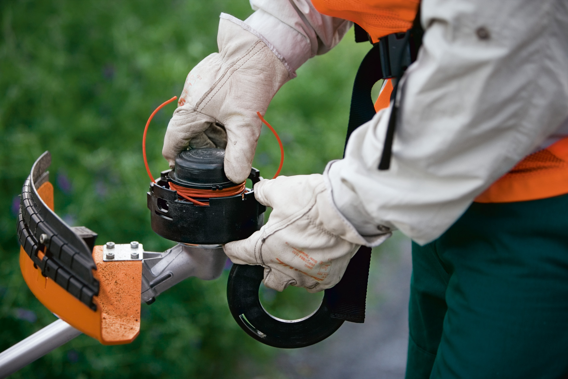 Mähfaden aufwickeln Wir zeigen Ihnen, wie STIHL